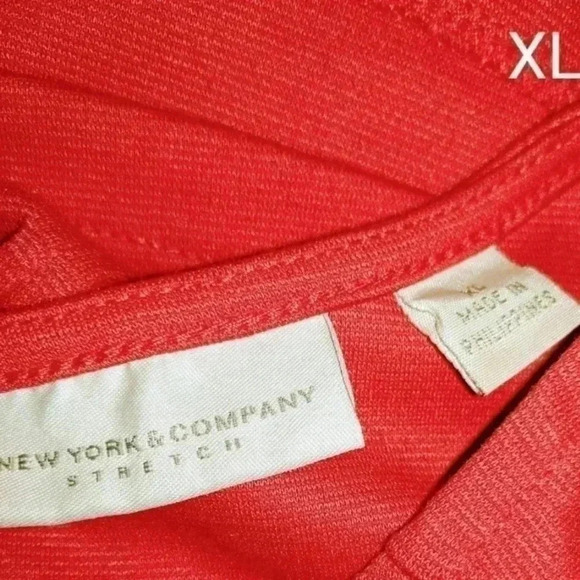 New York & Company Women’s Dress Pink Fit & Flare Sz. XL - Picture 3 of 3